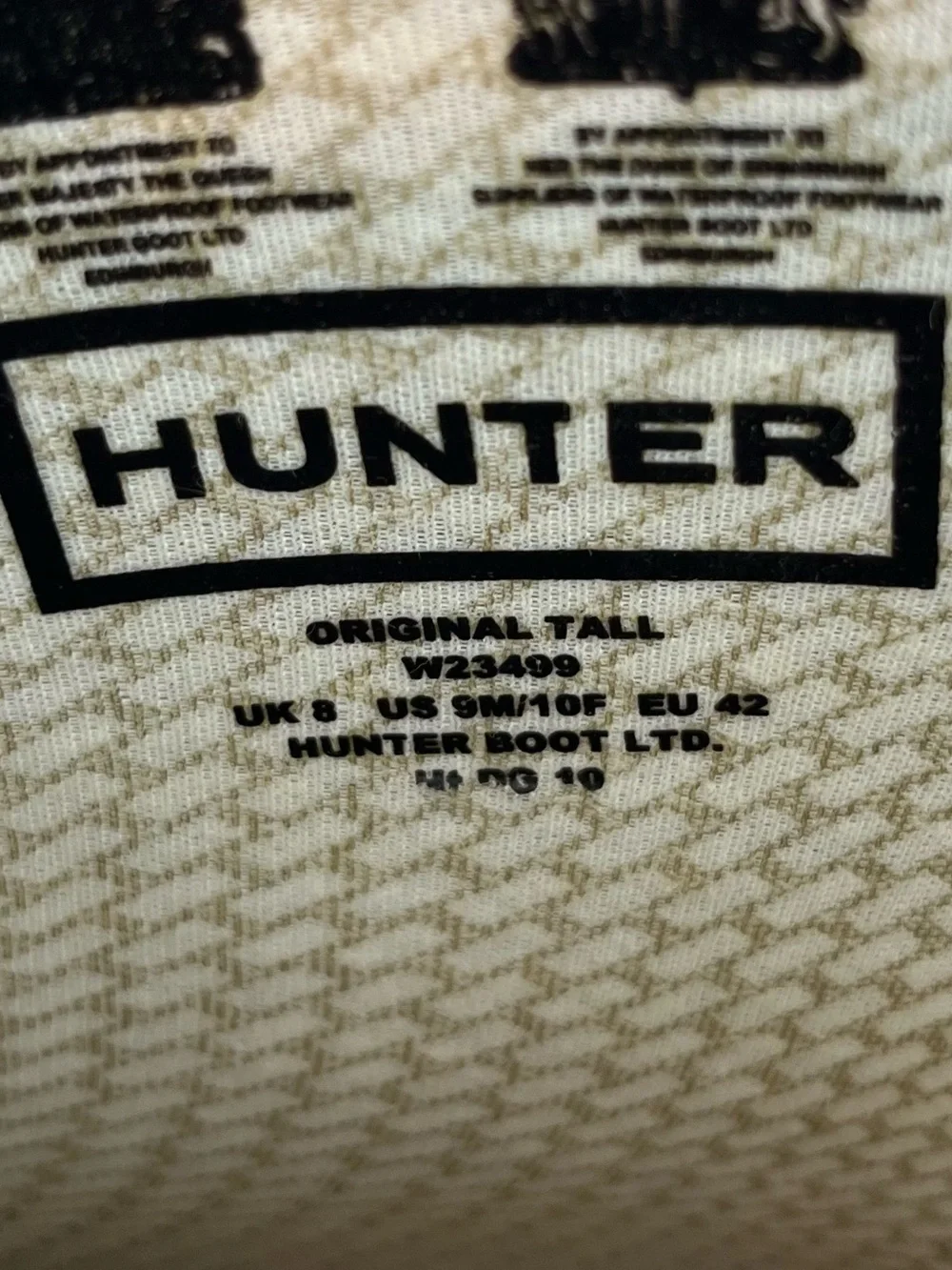 Hunter Original Tall Matte Black Mid-Calf Rubber Rain Boots